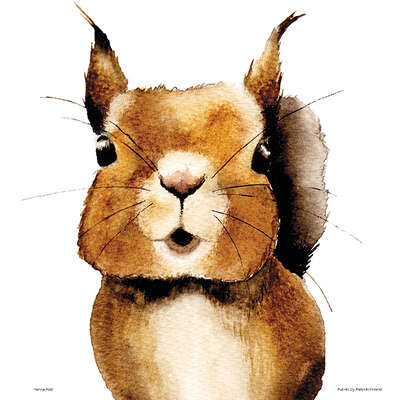Henna Adel Poster 24 x 30 cm Squirrel