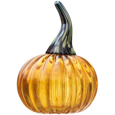 Iittala Glass Pumpkin from Fruits and Vegetables Series Oiva Toikka