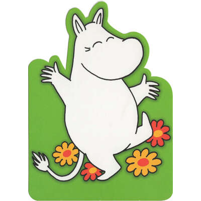 Moomin Postcard Moomintroll Green Shaped