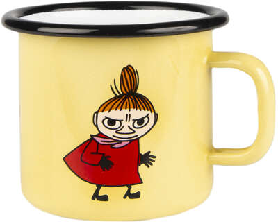 Moomin Enamel Mug 0.25 L Little My Retro Yellow