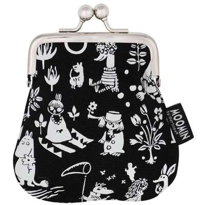 Moomin Sanna Coin Pouch Tove Black