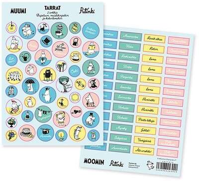 Moomin Sticker Set Finnish 2 pcs