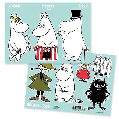 Moomin Large Character Stickers 2 pcs