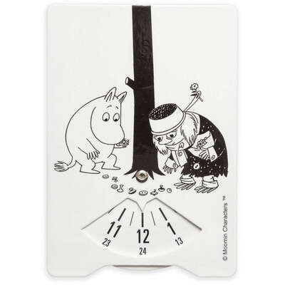 Moomin Carton Parking Disc Tree 10 x 15 cm