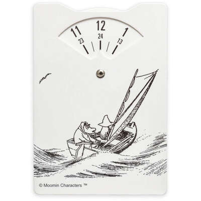Moomin Carton Parking Disc Sailing 10 x 15 cm