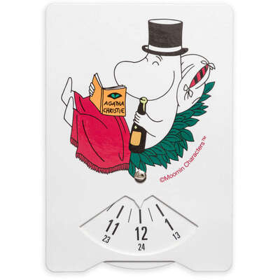 Moomin Carton Parking Disc Moominpappa in the Tree 10 x 15 cm