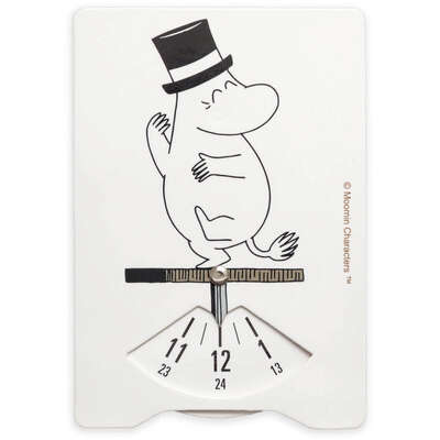 Moomin Carton Parking Disc Moominpappa 10 x 15 cm