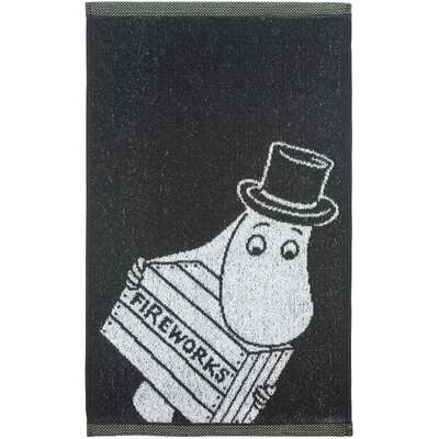 Moomin Moominpappa Black Hand Towel 30 x 50 cm