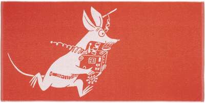 Moomin Sniff Orange Bath Towel 70 x 140 cm